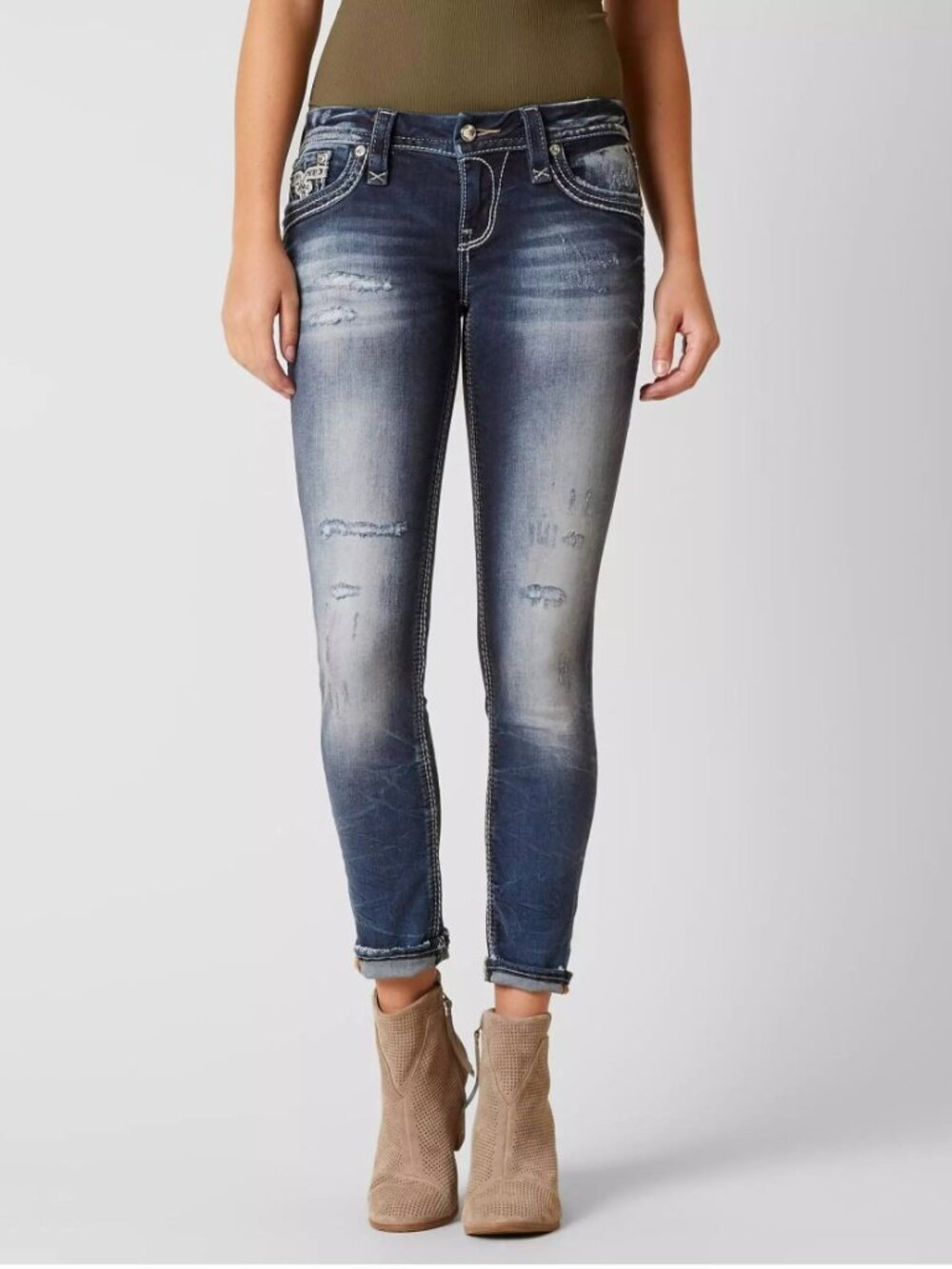 Rock Revival Linnett Ankle Skinny Stretch Jean